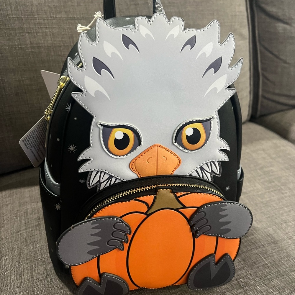 Loungefly NWT Harry Potter Cute Owl and Pumpkin Backpack
